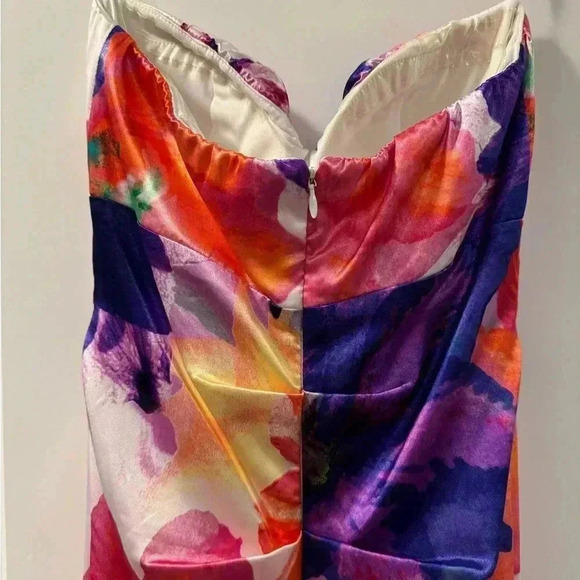 ⭐️ NEW CACHE STRAPLESS DRESS GOWN  SIZE 4 ⭐️ - Picture 7 of 8